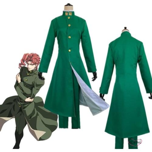 Hot Anime Halloween Cosplay Costume JoJos Bizarre Adventure Kakyoin Noriaki Women Cosplay Costume Custom Made Anime Cosplay