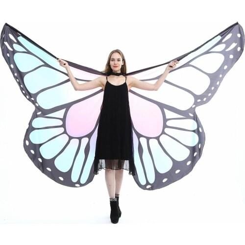 Big Women Butterfly Girls Belly Dance Wings Monarch Cape Costume Festival stage performance
