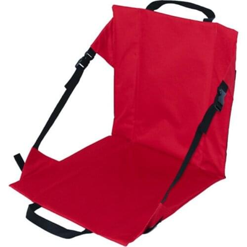 1pcs Outdoor Camping Hiking Sports Accessaries Garden Patio Cushion Chair Camping Beach Foldable Seat Pad With Backrest