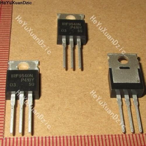 10Pcs/ lot IRF9540NPBF IRF9540 IRF9540N MOSFT PCh -100V -23A 117mOhm 64.7nC TO-220 New Original Product