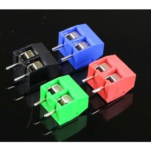 10 PCS KF301-5.0-2P Pitch 5.0mm KF301-2P Straight Pin PCB 2 Pin 3 Pin Screw Terminal Block Connector