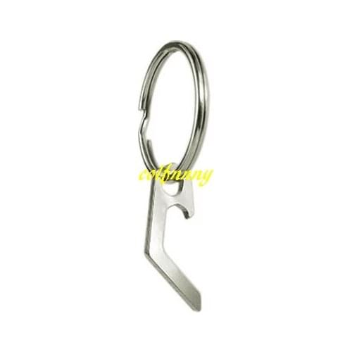 1000pcs/lot Fast shipping protable stainless steel Multifunctional Keychain Beer Bottle Opener Mini keyring keychain opener