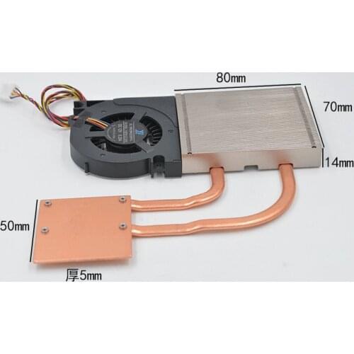 1018-01 with fan Heat radiator AIO Thermal Module 1U ultra-thin 1150 1155 radiator 8017 fan Cooling Module for H61,B81,H87