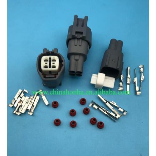 2 pcs 4 Pin 6189-0629/90980-11028 6188-0517/90980-11027 Auto Connector For 1JZ-GTE 2JZ-GTE O2 Sensor Bulkhead Connector