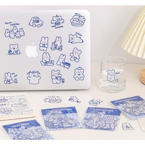 20set/lot Kawaii Stationery Stickers Huahua Zoo Series Diary Planner Decorative Mobile Stickers Scrapbooking DIY