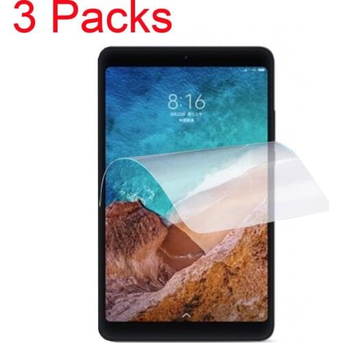 3 Packs soft PET screen protector for Xiaomi mipad 4 plus 8.0 10.1 protective tablet film