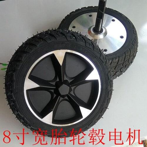8 inch single side shaft super wide electric kart wheel hub motor off-road skateboard wheel motor 200*90mm