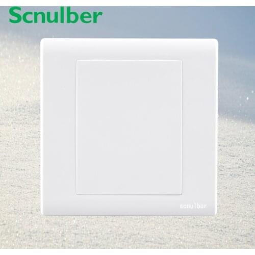 86mmx86mm white mounted blank wall switch panel plate
