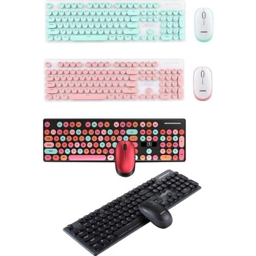 Wireless Keyboard and Mouse Set Silent Desktop Computer Laptop Keypad Business Office Home Mute Mice Keyboard