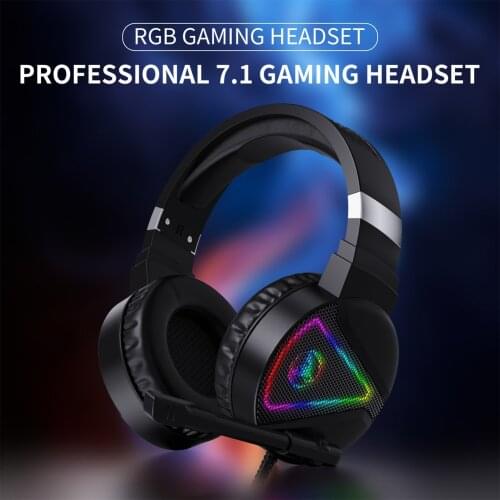 RGB F16 Gaming Headphones With Mic Computer Headset Gamer 7.1 Over-Ear Stereo Earbuds Wired Headset For PC Computer наушники