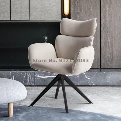 Italian minimalist computer chair home comfortable sedentary study chair light luxury ergonomic makeup chair bedroom stool
