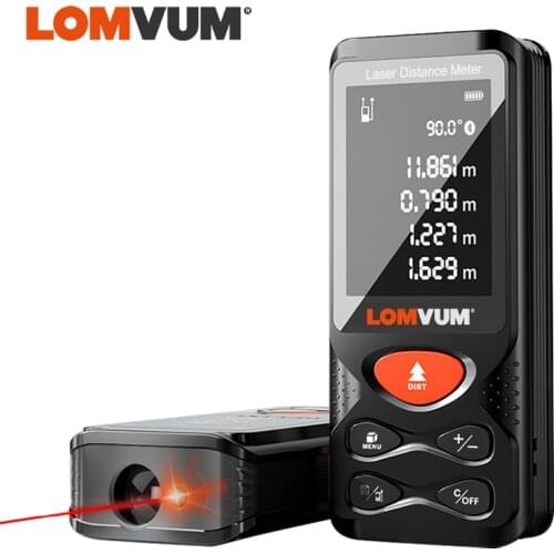 Laser Distance Meter Bluethooth Tilt Level Measure Tape Laser Ruler Digital Handheld Rangefinders 50M 120M Electronic Bubbles