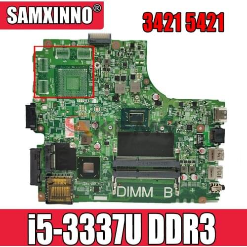 Akemy For dell inspiron 3421 5421 laptop motherboard with i5-3337U DDR3 5J8Y4 mainboard test 100% OK