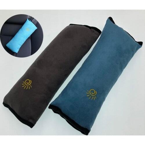 Car baby seat belt shoulder pad pillow case for Benz W211 W221 W220 W163 W164 W203 W204 A B C E S SLK GLK CLS GLC Class