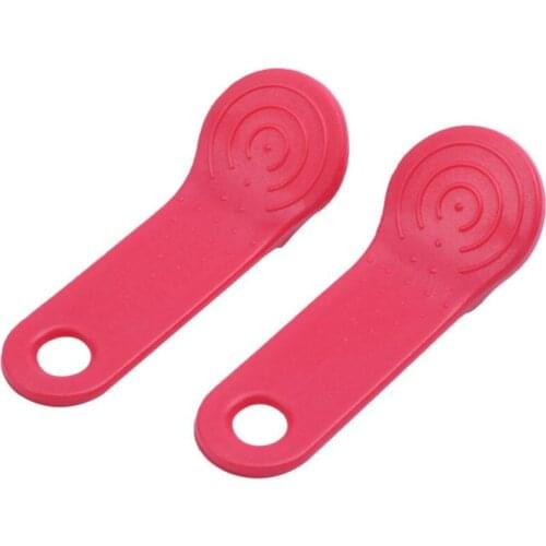 NEW-10pcs DS1990A-F5 TM Card iButton Tag with wall-mounted Red