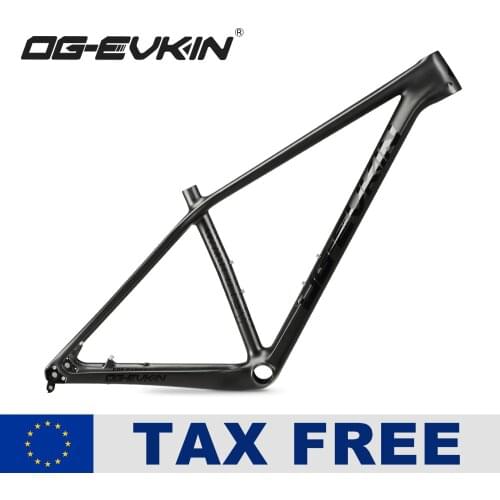 OG-EVKIN CF-052 27.5er/29er MTB Carbon Bike Frame 135xQR or 142x12 Thru Axle Disc Carbon Mountain Bike Frame BB92 Bicycle Frame