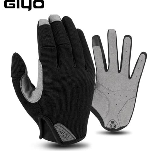 Winter windproof warm riding gloves outdoor sports anti-skid washable Lycra bicycle full finger gloves cycling equipment 41