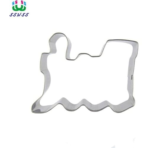 Direct Selling,Older Locomotive Shape Cake Decorating Fondant Cutters Tools,Mechanical Cake Cookie Biscuit Baking Molds