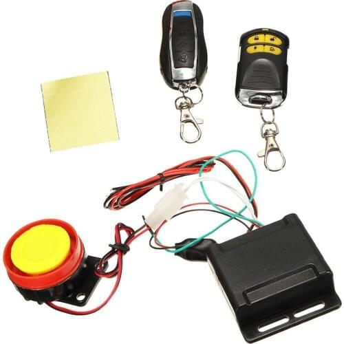 12V Car High Power Siren Security Alarm System Remote Control Anti-theft Motorcycle Bike Waterproof High Power