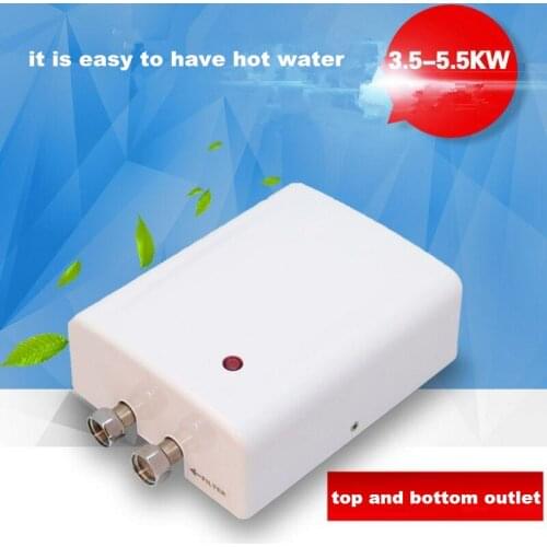 Faucet water heater 220V Electric Instant Water Heater for bathroom Kitchen Sink Instantaneous Induction Hot Shower tap 5500W