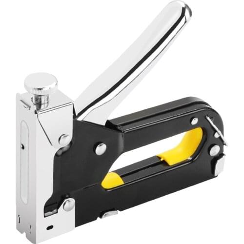 3 IN 1 Heavy Duty Staple Gun for DIY Home Decoration Furniture Stapler Manual Nail Gun Hand Operated Steel Stapler Brad Nail