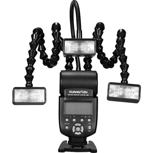 KR888 Macro Flash LED Macro Flash Speedlite For Canon Nikon Panasonic Olympus Pentax Sony DSLR Speedlight Speedlite