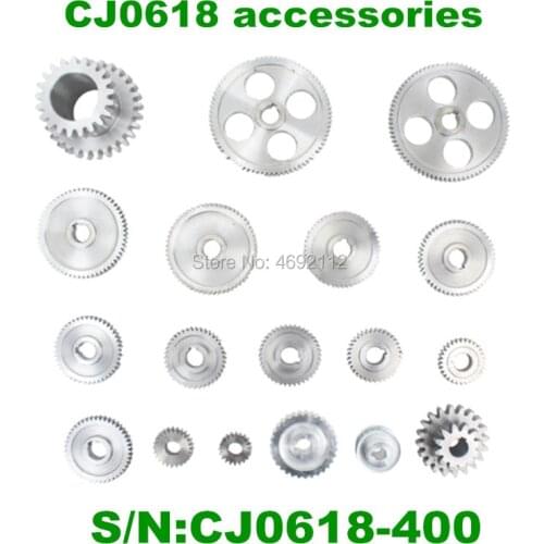 Best price 18pcs/set mini lathe gears , Metal Cutting Machine gears , lathe gears high quality