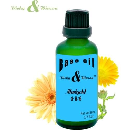 Vicky&winson calendula oil 50ml base oil Essential oils skin care Marigold Oil Anti-inflammatory Moisturizing VWJC6