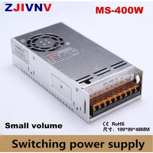 High quality 400W 24V 16A single output Mini size Switching Power Supply small volume AC-DC smps 12v 33.3a, 15v 26.6v