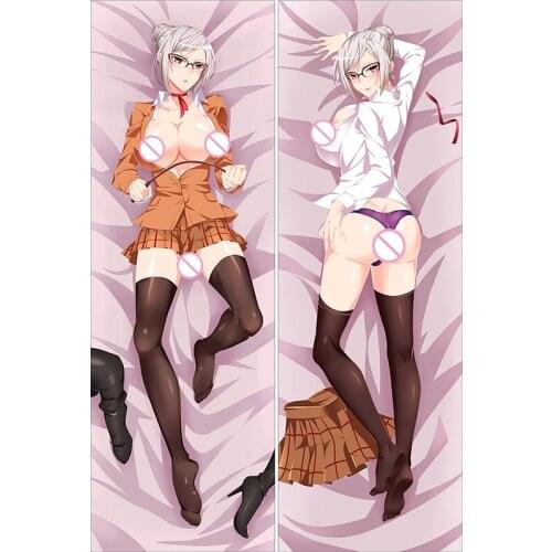 Japanese Anime Prison School Kangoku Body Pillows Hugging Pillow Cover Case Decorative Pillowcases 2way