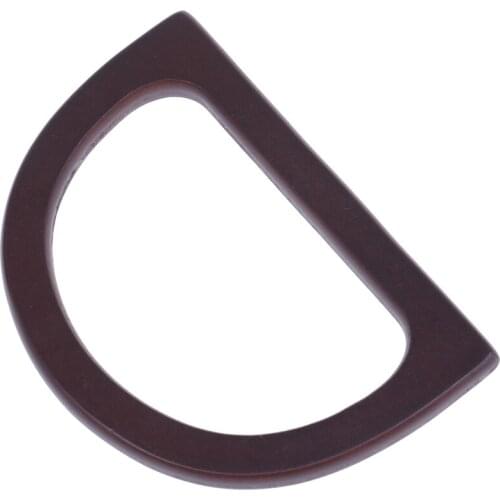 1PCS Fashion Style DIY Handbag Purse Frame Wooden Bag Wooden Handle Replacement Bag Accessories