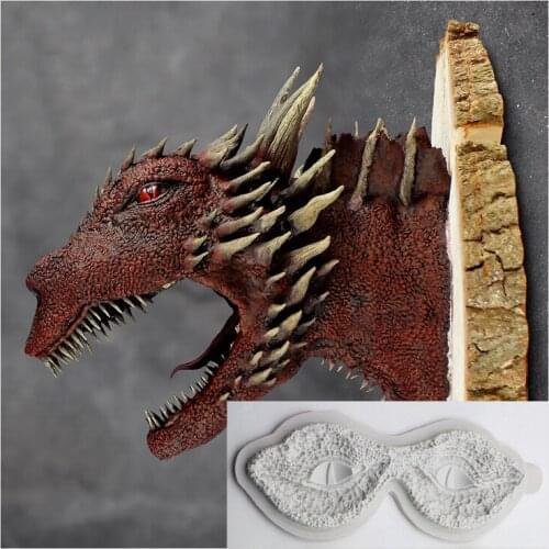 1PC Dragon Eyes Silicone Mold Birthday Theme Cake Decorating Tool Gumpaste Chocolate Fondant Mold DIY Cookie Cake Baking Mould