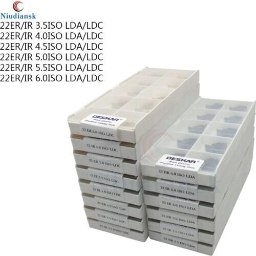 100%original 22ER IR 3.5ISO 4.0ISO 4.5ISO 5.0ISO 5.5ISO 6.0ISO LDA LDC carbide cutting tool thread insert CNC lathe turning tool