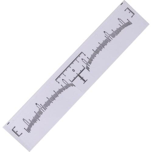 100pcs permanent makeup microblading disposable eyebrow ruler sticker for eyebrow measuring tattoo accesories