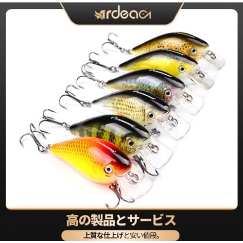 Ardea Crankbait 76mm 12.7g Fishing Minnow Industry Printing Lure Bait Realistic Color Fishing Tackle