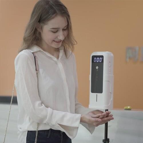 Automatic Sensor-supported And Hands-washing-free Temperature Measurement Machine Dispenzer For The Public Stations