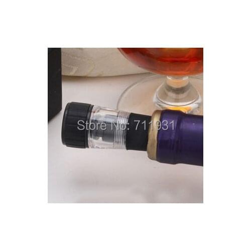Free shipping wholesale10pcs/lot Red Wine Champagne Bottle Preserver Air Pump Stopper Vacuum Sealed Saver