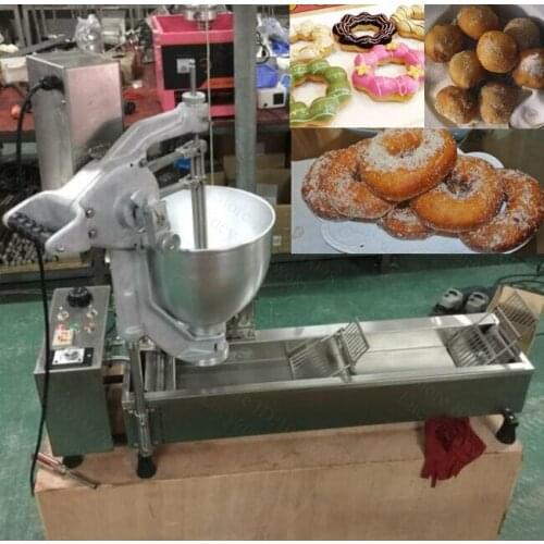Electric Commercial 110V 220V Commercial Donut Machine Flower Donut/Ring Donut/Ball Donut Maker Machine With Fryer