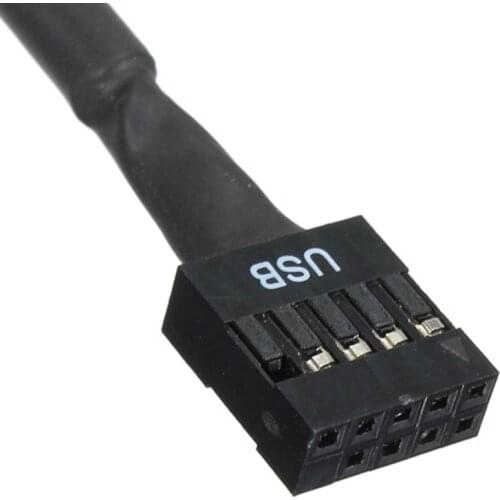 Etmakit New USB 3.0 20 Pin Male To 2.0 9Pin Female Motherboard House Converter Adapter Cable NK-Shopping