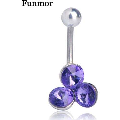 Crystal Dangle Body Piercing Navel Belly Button Rings Jewelry Violetta Party Percing VAZ Pircing Women Best Gifts