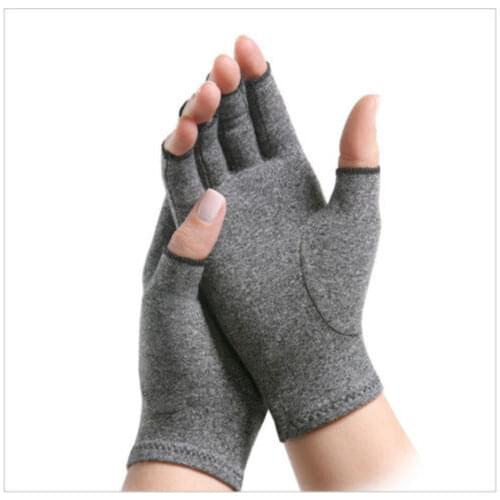Anti Arthritis Gloves Compression Gloves Carpal Arthritis Joint Pain Promote Circulation A Pair Copper Comfortable Fingerless