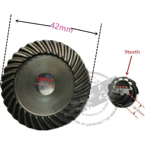Crown Spiral Bevel Gear Set for DeWALT N191433 DWE8110S DWE8111S DWE8101T DWE8101S DWE8100T DWE8100 DWE8100S