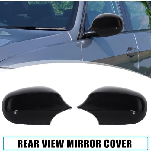 Uxcell 1 Pair Car RearView Mirror Cap Housing Door Wing Mirror Cover for BMW 323i 328i