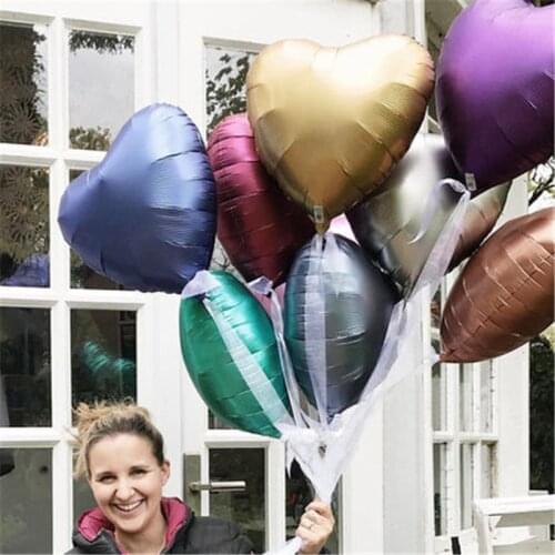 18inch Multicolor Metal Macaron Foil Star Aluminum Balloon Baby Shower Festive Party Decorations Wedding Birthday Layout Balloon