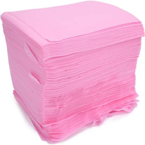 Cotton Buds Microbrush For Eyelash Extensions Disposable Bed Sheet Beauty Salon Soft Non‑Woven Bed Sheet with Hole