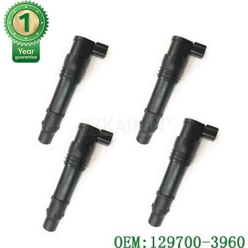 Set Of 4 PCS High Quality Ignition Coil OEM 129700-3960 1297003960 For 99 00 01 Suzuki GSX1300 GSX 1300 Hayabusa