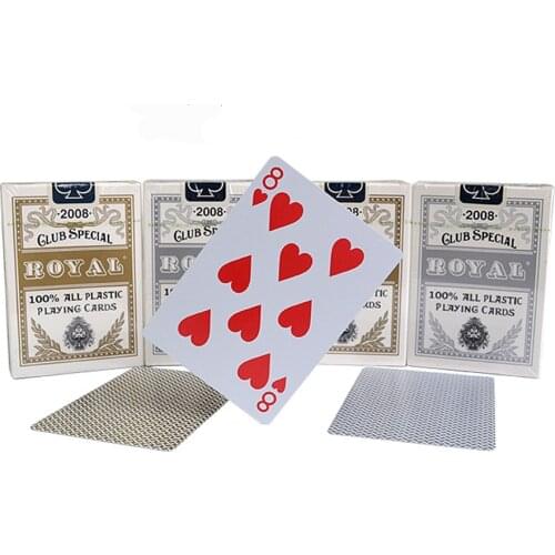 Waterproof 100% Plastic Pattern Poker Table Game Playing Card Collection Poker Table Game Playing Card Collection Poker