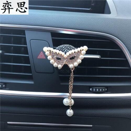 New Ball Diamond Car Styling Perfume Clip Lady Air Freshener Color Diamond Car Perfume Auto Lovely Pendant decoration Perfume