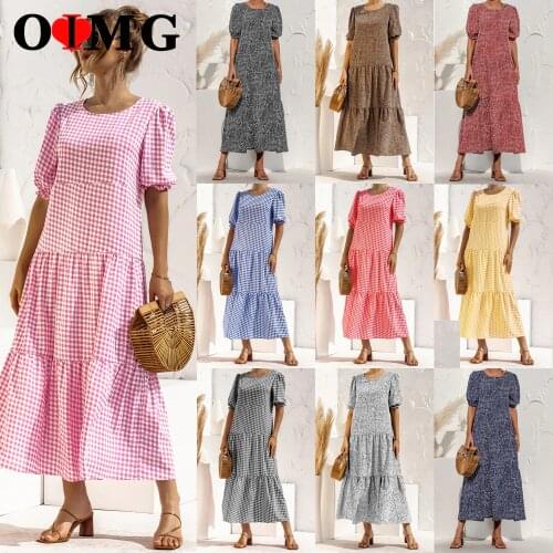 Летние платья в клетку OIMG China At AliExpress