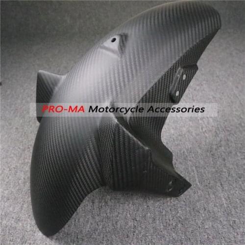 Front Fender in Carbon Fiber For Yamaha MT-09 MT09,FZ-09 FZ09 2014 2015 2016 2017 2018 2019 Twill matte weave